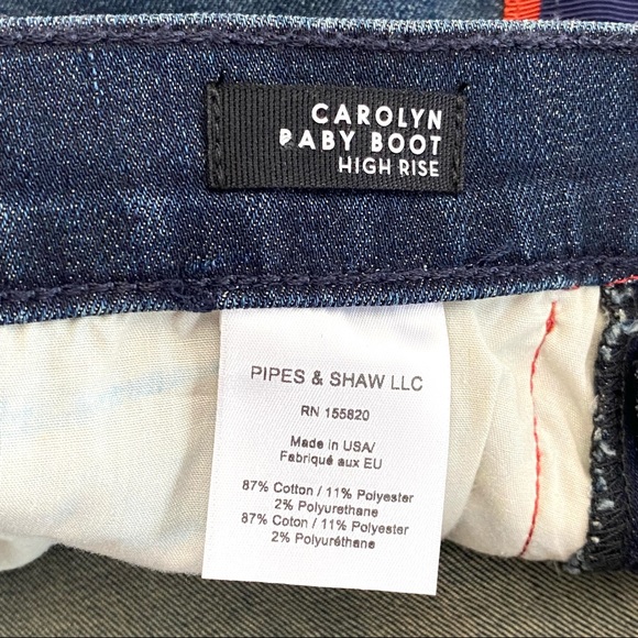 NEW Veronica Beard Carolyn High Rise Boot Jeans 22 - Picture 12 of 15